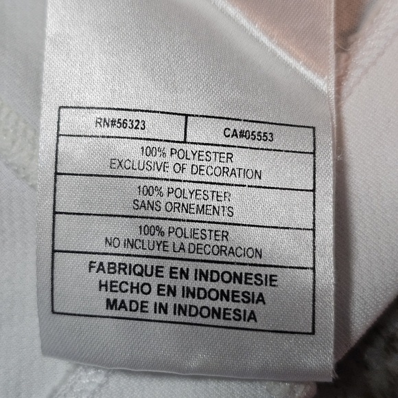 Nike Dri-FIT White Long Sleeve Performance Shirt Size L - Picture 5 of 9